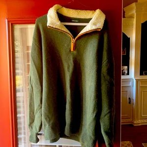 Orvis 1/4 zip sweater. New condition